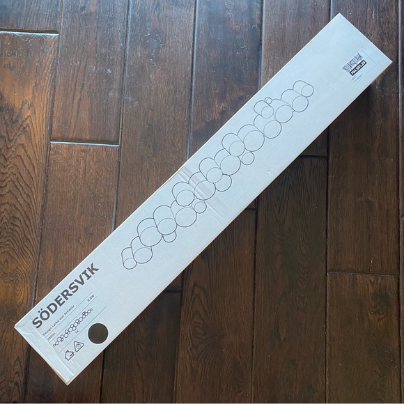 IKEA SODERSVIK Wall Lamp 704.551.29 Dark Chrome Black Bathroom Light - Picture 6 of 8